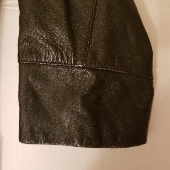VINTAGE CAYENNE LEATHER COAT - Picture 5 of 6